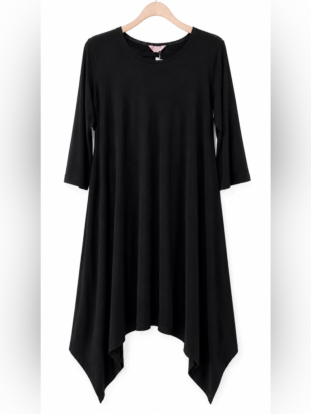 Black Asymmetrical Women’s Dress - Classic Minimalist